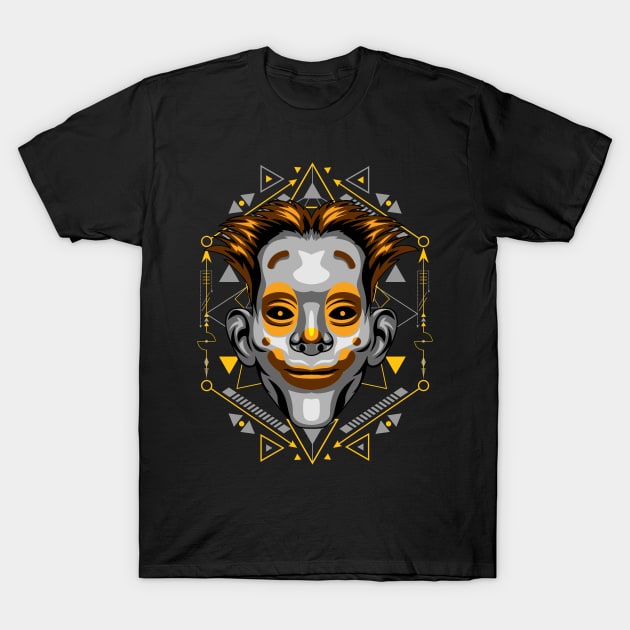 clown skull T-Shirt by SHINIGAMII